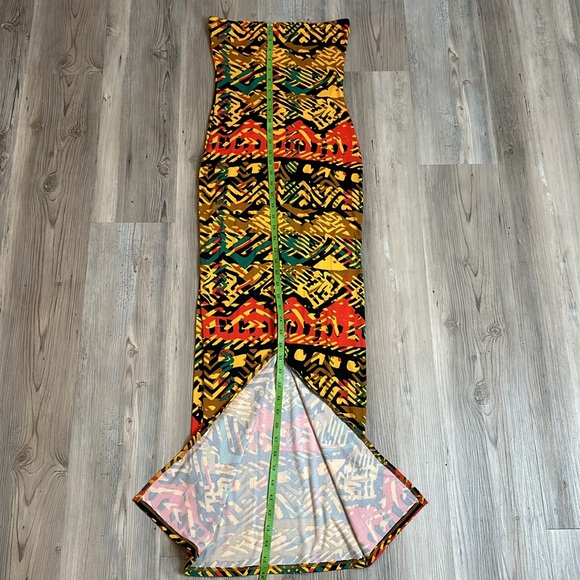 EUC Absolutely Love It Tribal Strapless Maxi Bodycon Dress, S - Picture 4 of 9